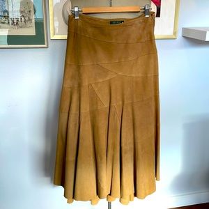 Retro Ralph Lauren Suede skirt